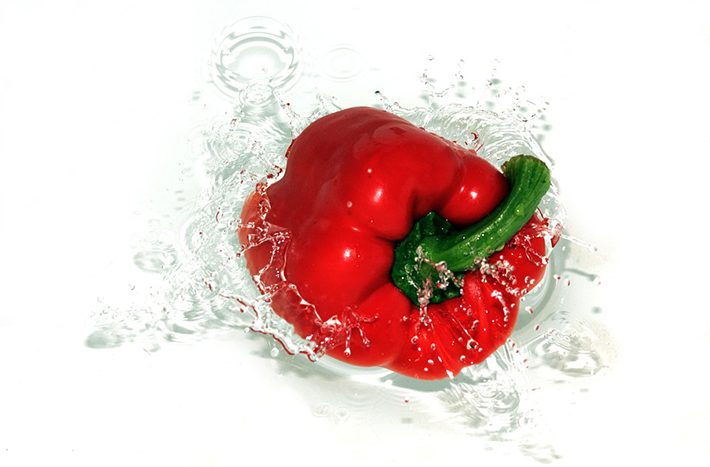 食材宅配サービスの野菜（パプリカ）の鮮度のイメージ画像