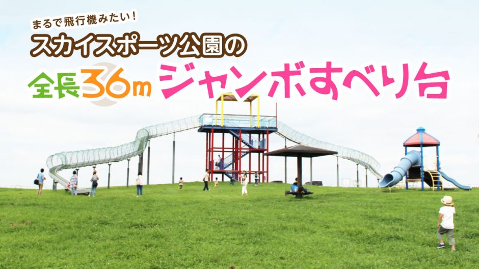 埼玉県スポーツ公園のジャンボすべり台