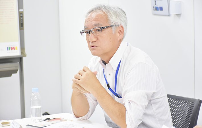 IFMEプロジェクト事業部マーケティングマネージャーの浮島寿彦さん